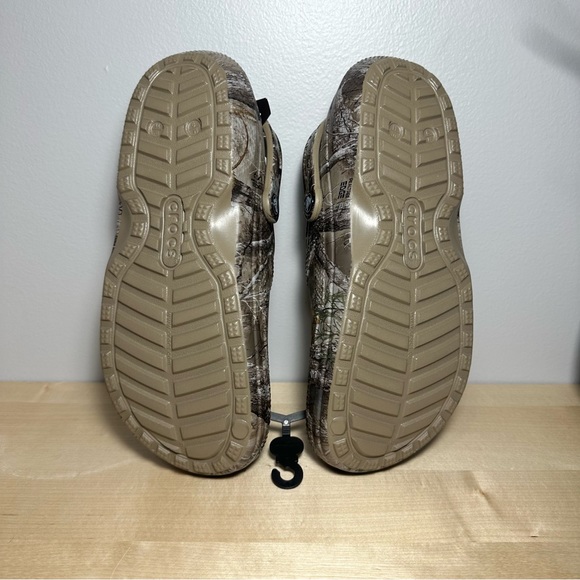 Crocs Classic Lined Realtree Edge Camo Xtra Clog Size 8 or 9 Men Women - Picture 4 of 4